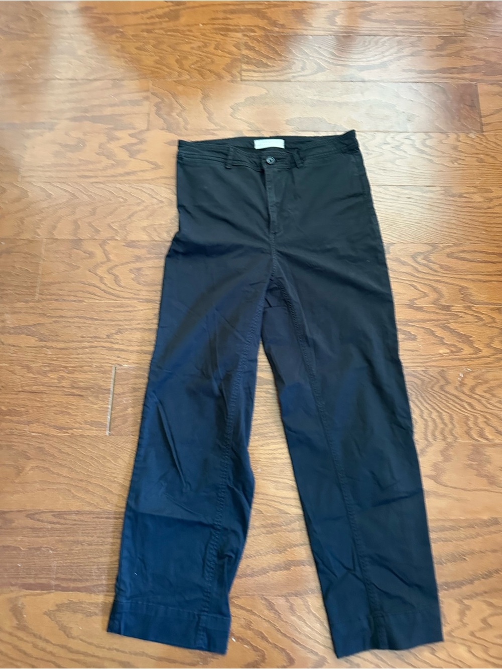 Everlane Black lightweight cropped pants size 4